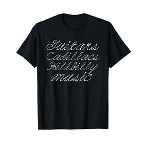 Guitars Cadillacs And Hillbilly Music Apparel T-Shirt